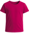 Basic girls' t-shirt_FUCHSIA_front