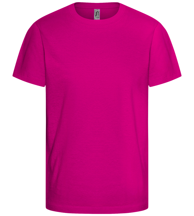 Comfort girls' t-shirt_FUCHSIA_front