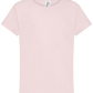 Comfort girls' t-shirt MEDIUM PINK front