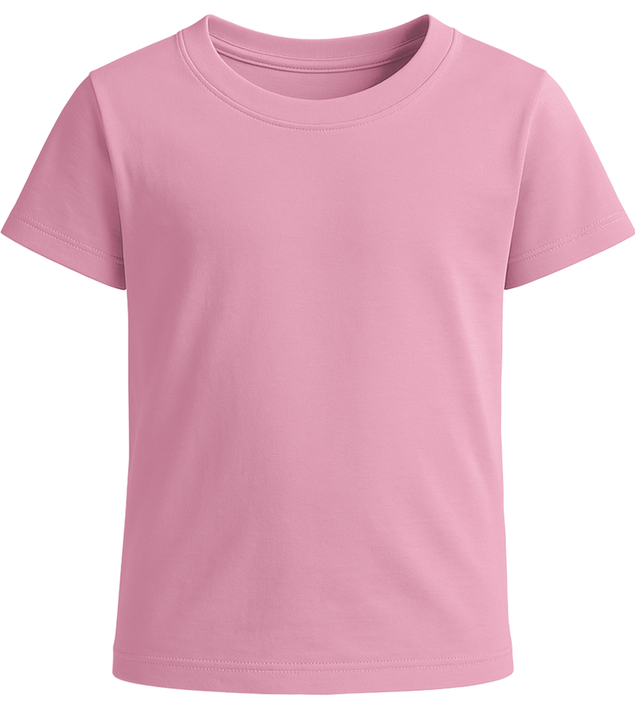 Basic girls' t-shirt_ORCHID PINK_front