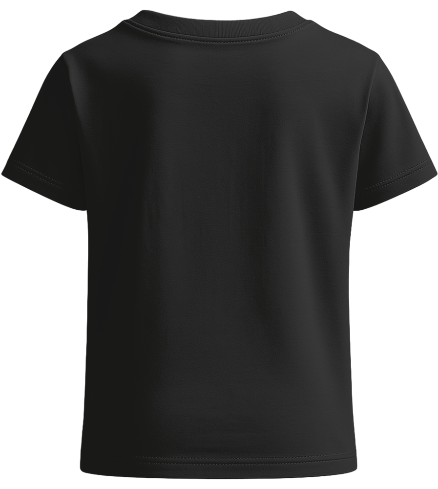 Basic girls' t-shirt_DEEP BLACK_back
