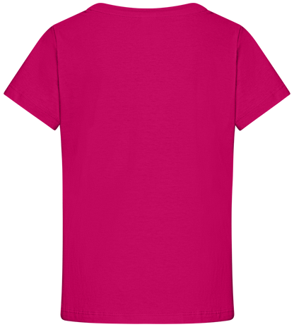 Comfort girls' t-shirt_FUCHSIA_back