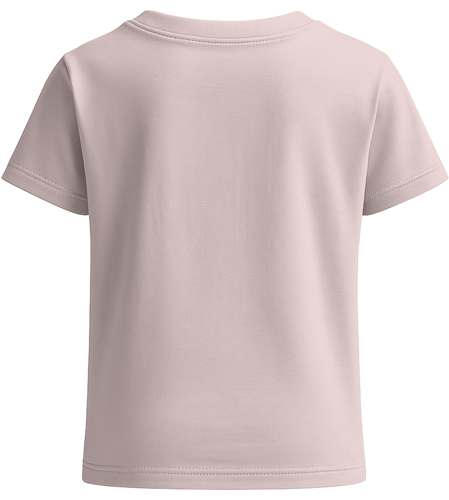 Basic girls' t-shirt_MEDIUM PINK_back