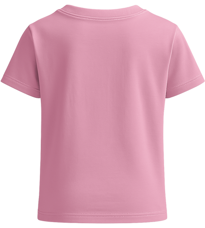 Basic girls' t-shirt_ORCHID PINK_back