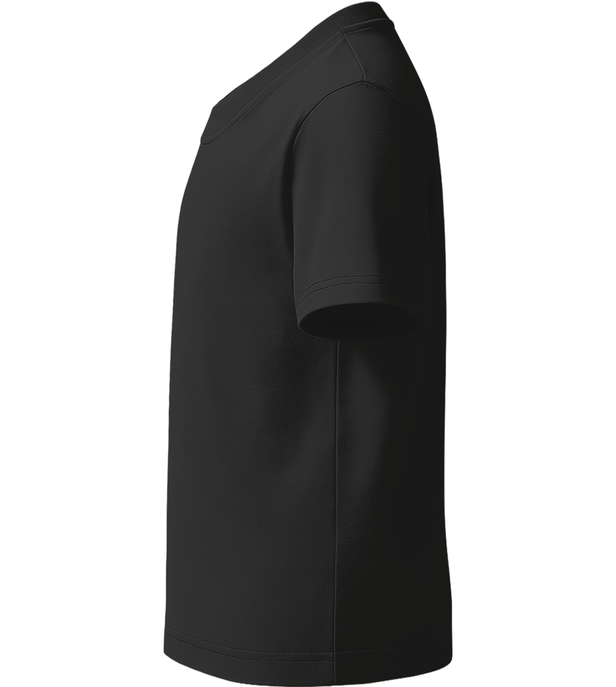 Basic girls' t-shirt_DEEP BLACK_left