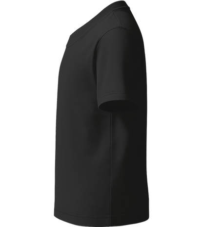 Basic girls' t-shirt_DEEP BLACK_left
