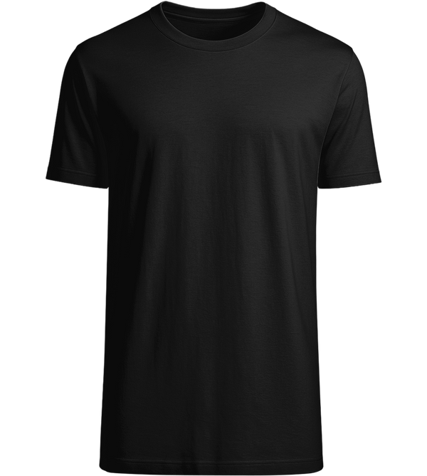 Comfort men's long t-shirt_DEEP BLACK_front