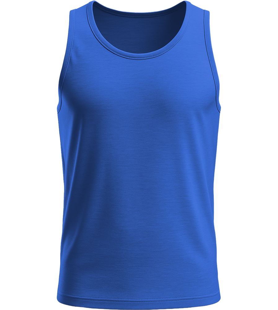 Basic men's tank top_ROYAL BLUE_front