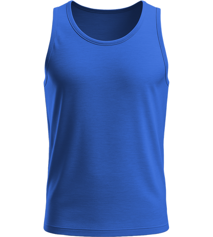 Basic men's tank top_ROYAL BLUE_front