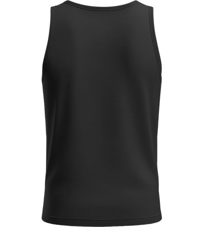 Basic men's tank top_DEEP BLACK_back