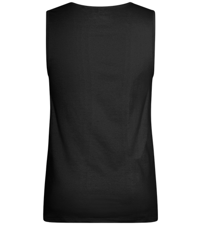 Basic men's tank top_DEEP BLACK_back