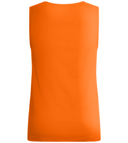 Basic men's tank top_ORANGE_back