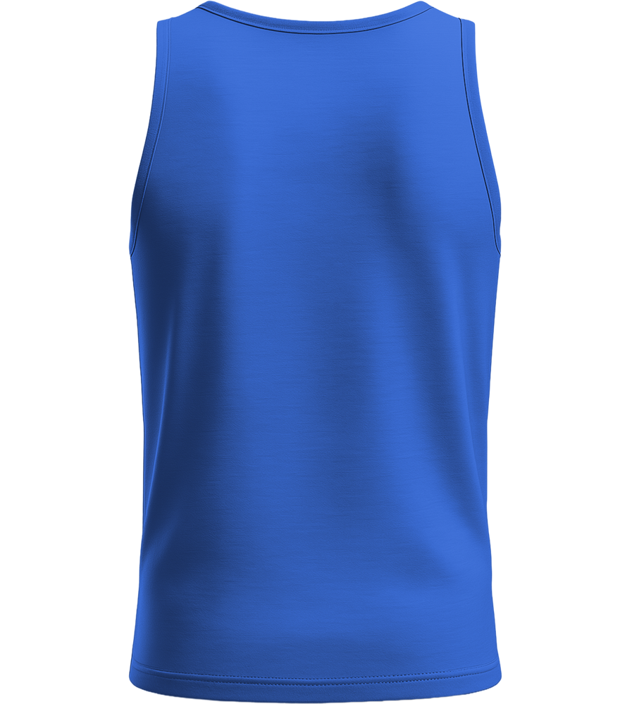 Basic men's tank top_ROYAL BLUE_back