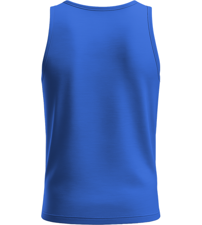 Basic men's tank top_ROYAL BLUE_back