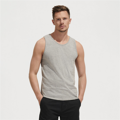 Basic men's tank top_ORANGE_DETAILEDIMAGE_front_0