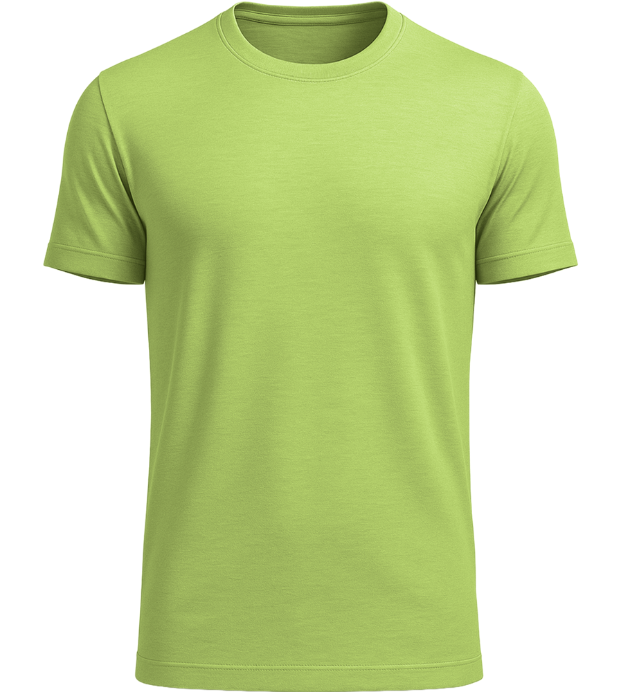 Premium men's t-shirt_APPLE GREEN_front