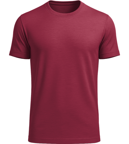Premium men's t-shirt_BURGUNDY_front