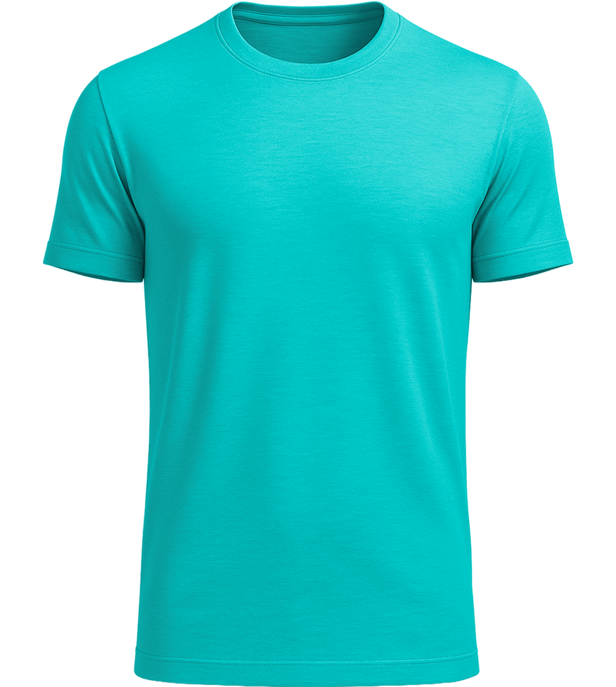Premium men's t-shirt_CARIBBEAN BLUE_front