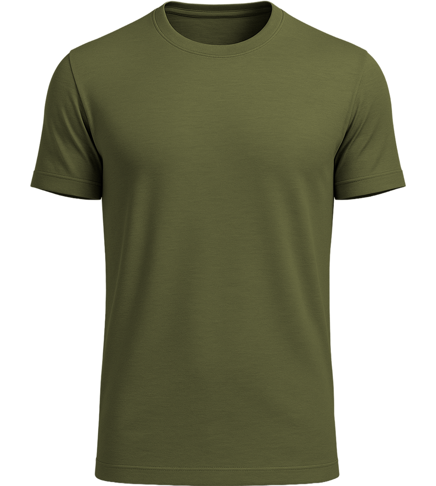 Premium men's t-shirt_DARK KHAKI_front