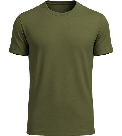 Premium men's t-shirt_DARK KHAKI_front