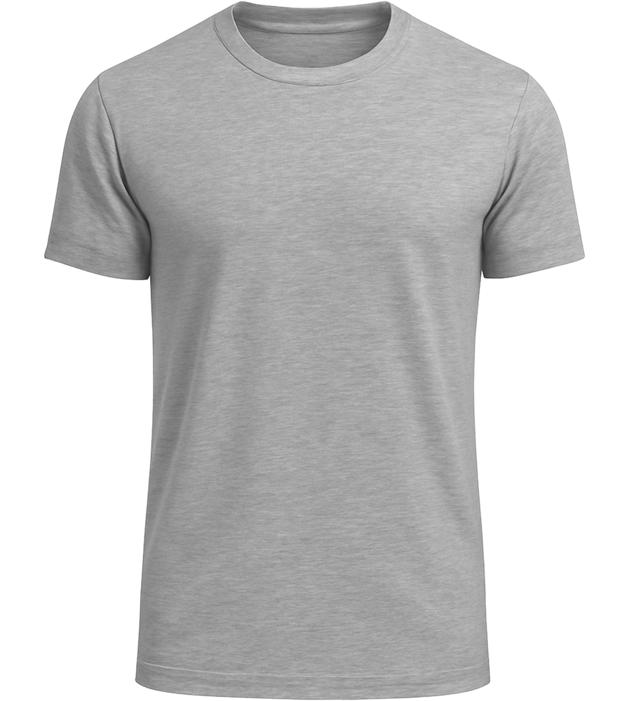 Premium men's t-shirt_GREY MELANGE_front