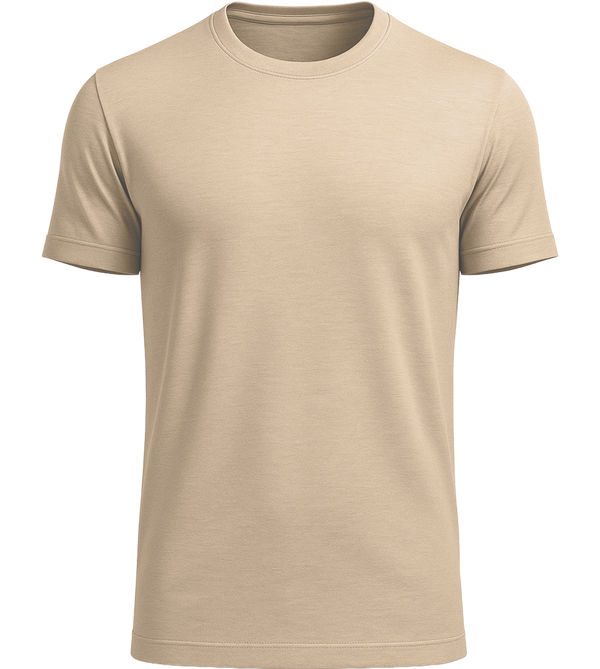 Premium men's t-shirt_SAND_front