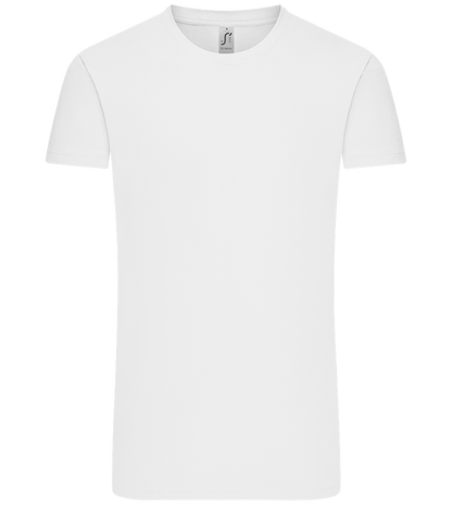 Premium men's t-shirt WHITE front