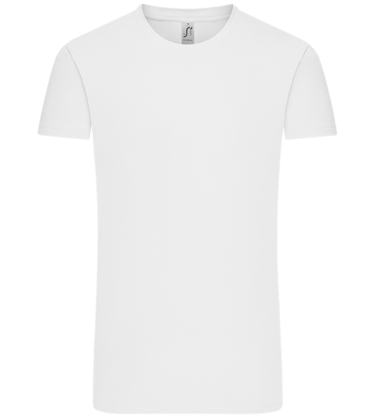 Premium men's t-shirt WHITE front