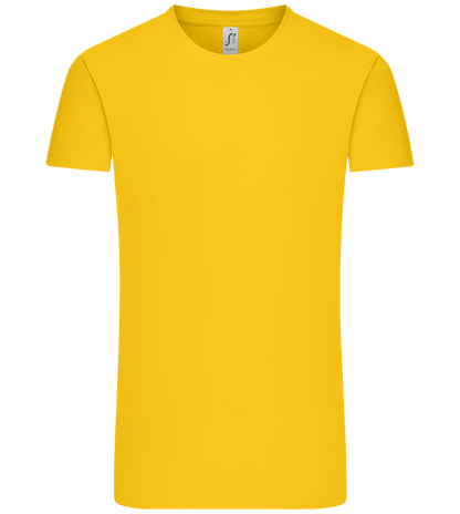 Premium men's t-shirt YELLOW front