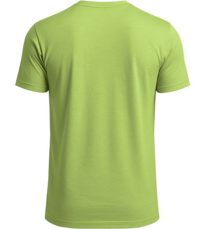Premium men's t-shirt_APPLE GREEN_back