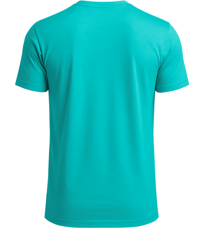 Premium men's t-shirt_CARIBBEAN BLUE_back