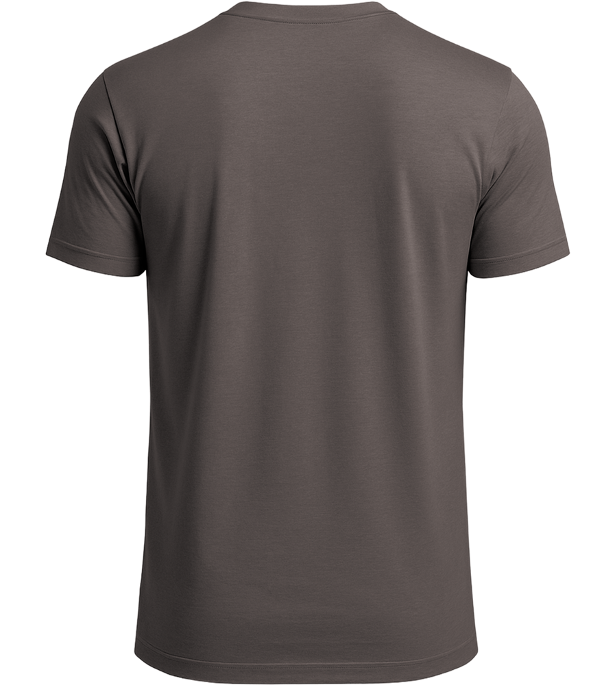 Premium men's t-shirt_DARK GRAY_back