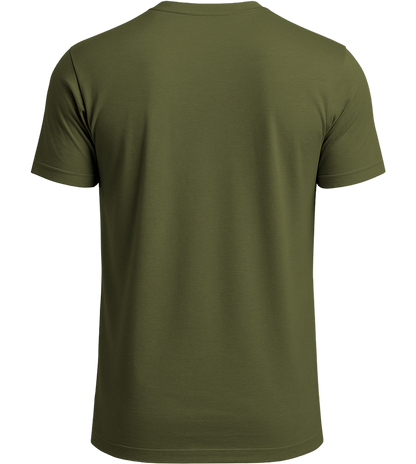 Premium men's t-shirt_DARK KHAKI_back