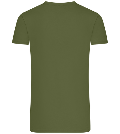 Premium men's t-shirt_DARK KHAKI_back