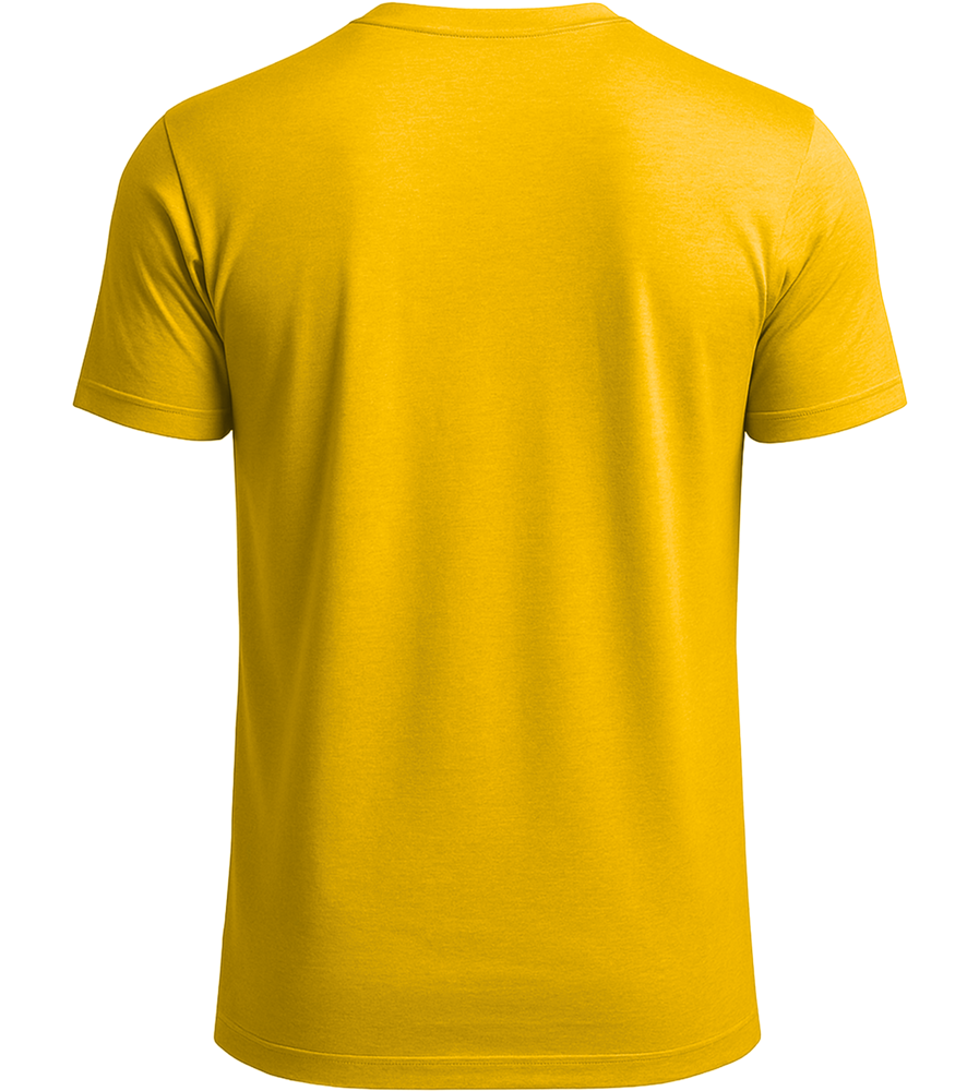 Premium men's t-shirt_GOLD_back