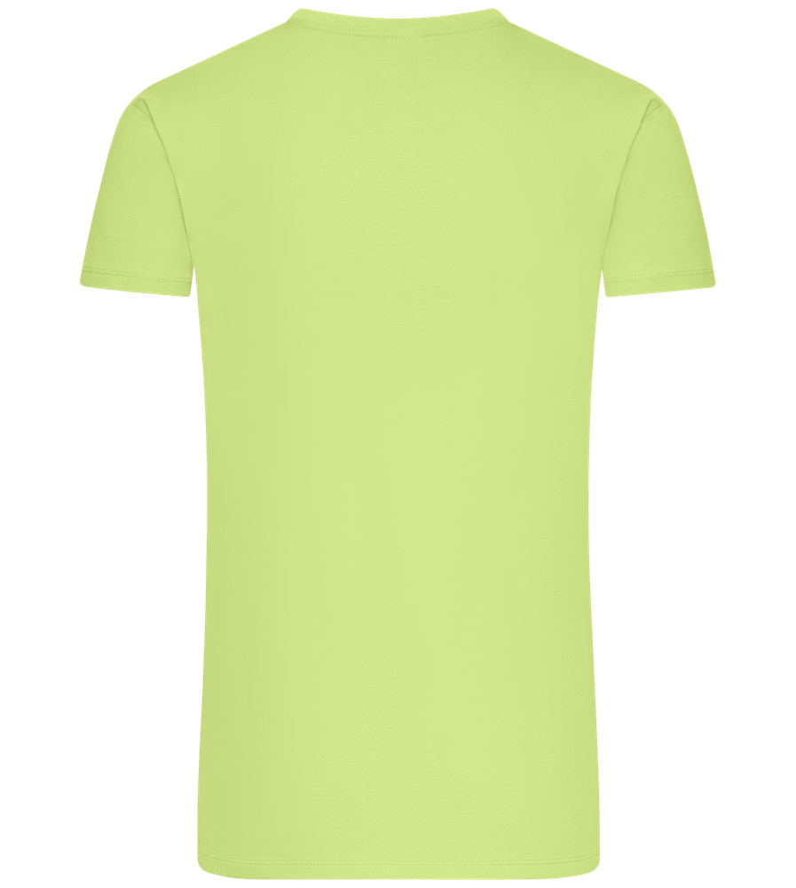 Premium men's t-shirt GREEN APPLE back