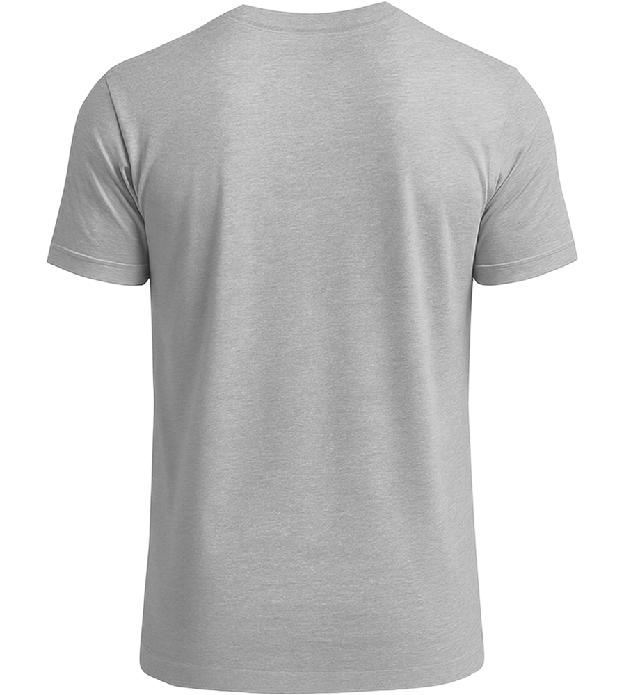 Premium men's t-shirt_GREY MELANGE_back
