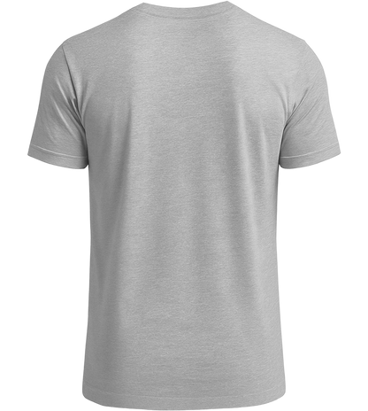 Premium men's t-shirt_GREY MELANGE_back