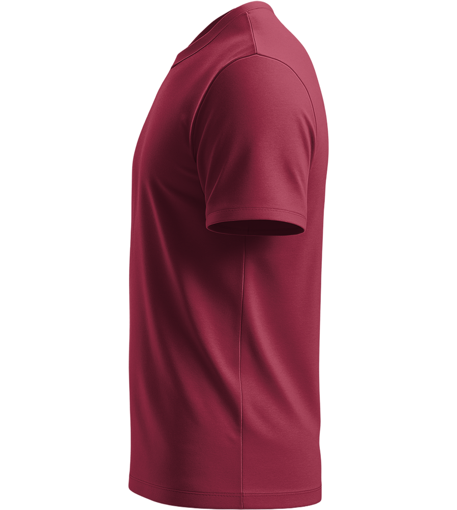 Premium men's t-shirt_BURGUNDY_left