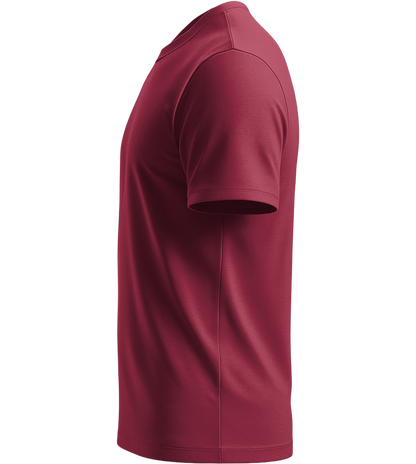 Premium men's t-shirt_BURGUNDY_left