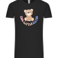 Cool Little Sister Teddy Bear Design - Comfort Unisex T-Shirt_DEEP BLACK_front