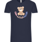 Cool Little Sister Teddy Bear Design - Comfort Unisex T-Shirt_FRENCH NAVY_front