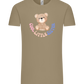 Cool Little Sister Teddy Bear Design - Comfort Unisex T-Shirt_KHAKI_front