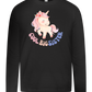 Cool Big Sister Unicorn Design - Premium kids long sleeve t-shirt_DEEP BLACK_front