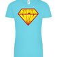 Super Mom Logo Design - Comfort women's t-shirt_HAWAIIAN OCEAN_front