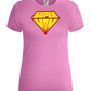 Super Mom Logo Design - Comfort women's t-shirt_PINK ORCHID_front