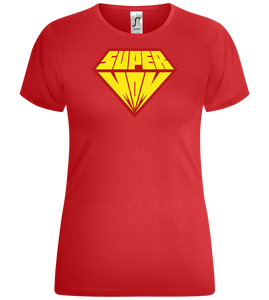 Super Mom Logo Design - Comfort women's t-shirt