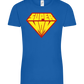 Super Mom Logo Design - Comfort women's t-shirt_ROYAL_front