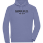 Rauchend Ins Ziel Design - Comfort unisex hoodie_BLUE_front