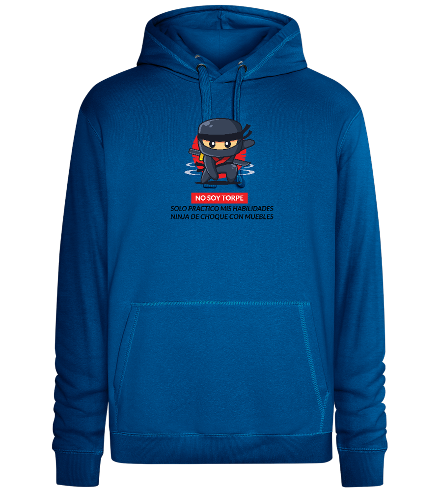 Ninja Design - Premium unisex hoodie_ROYAL_front